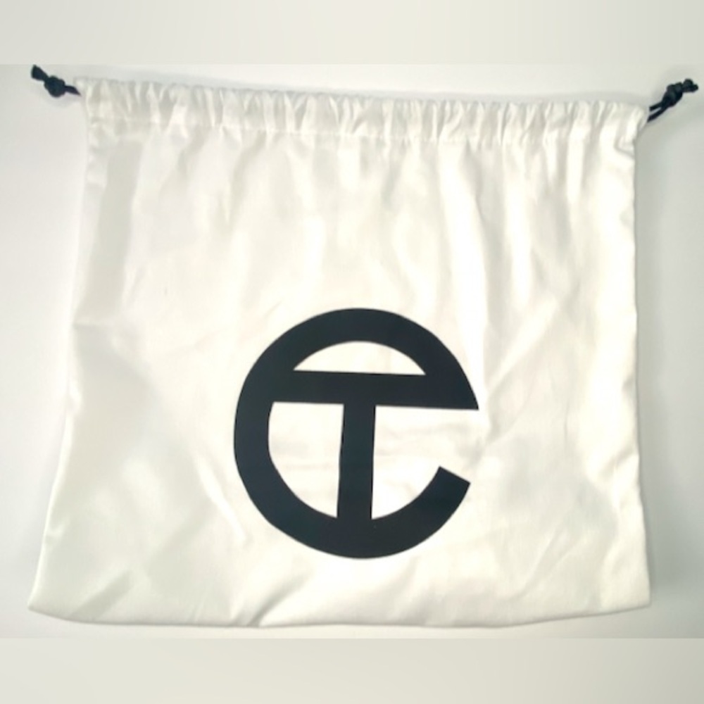 TELFAR NWOT Metallic Gold Tote Bag with Embossed Logo Medium 15x11x5 - Picture 9 of 10